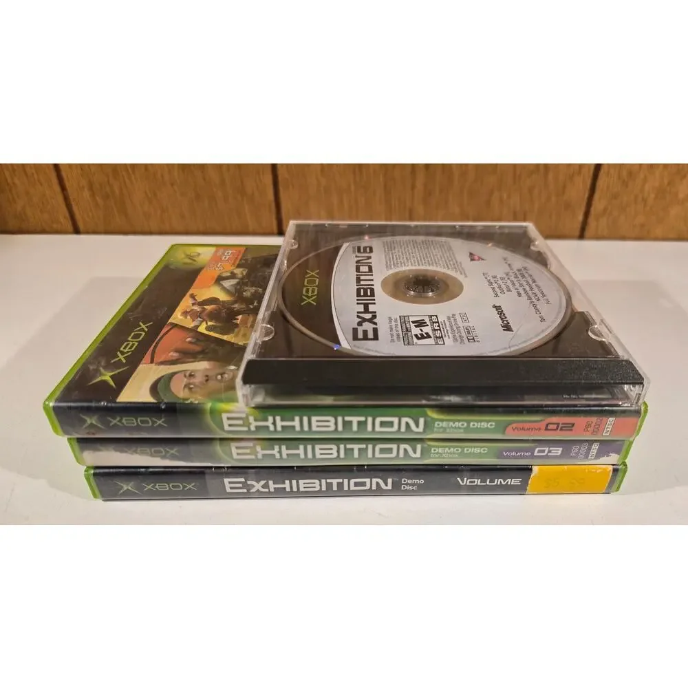 Original Xbox Exhibition Demo Disc Lot Vol 2 3 5 6